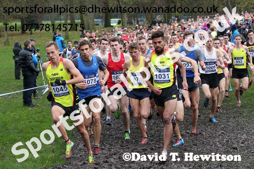 Senior men, British Athletics Liverpool Cross Challenge, Sefton Park, Liverpool. Photo: David T. Hewitson/Sports for All Pics